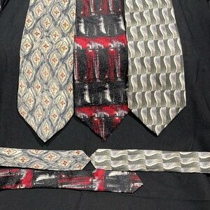 Three Pierre Cardin Neckties